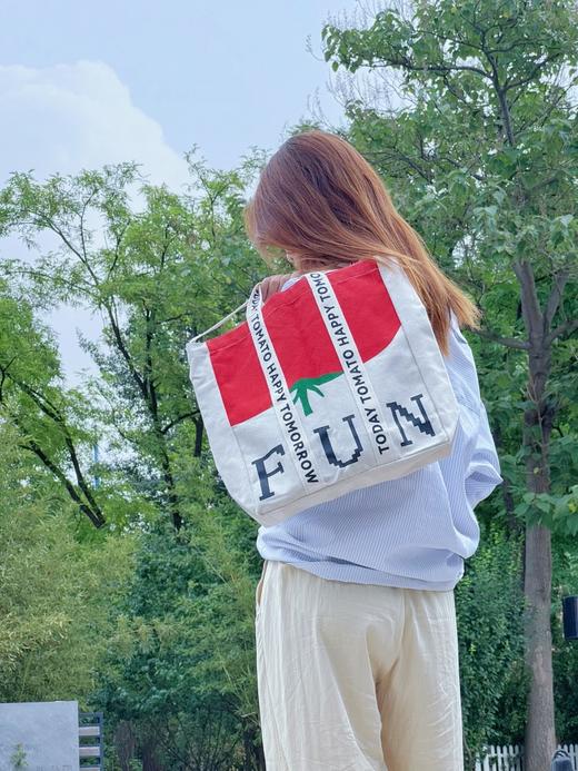 番茄口袋帆布包 商品图1