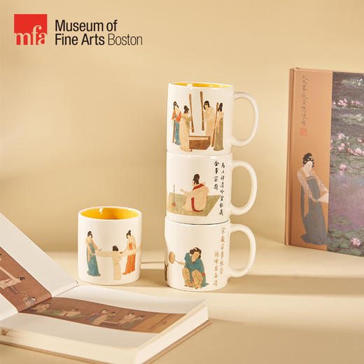 波士顿美术博物馆 礼遇东西系列 捣练图mini杯盲盒 端盒 单盒 迷你杯 马克杯 商品图0