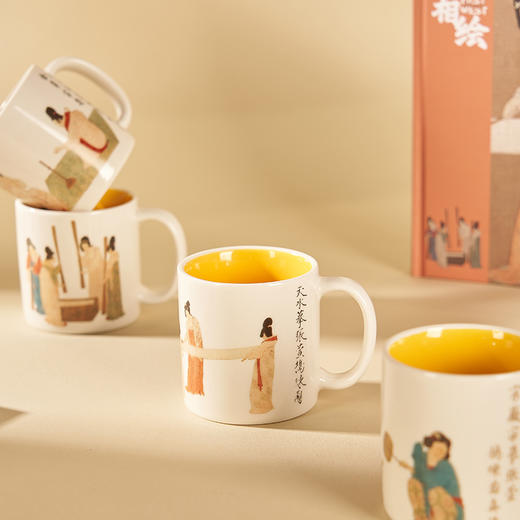 波士顿美术博物馆 礼遇东西系列 捣练图mini杯盲盒 端盒 单盒 迷你杯 马克杯 商品图2