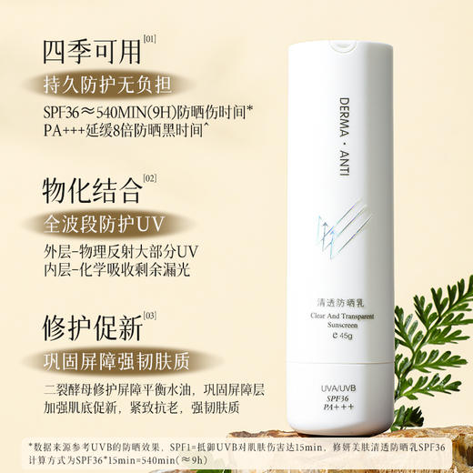 [新品]ERMA·ANTI 清透防晒乳 45g 商品图1