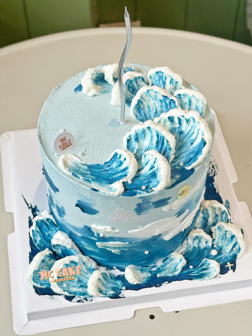 海浪蛋糕/海上夜空（蜡烛需要自己选） 商品图0