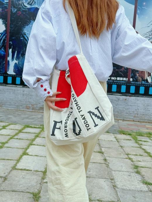 番茄口袋帆布包 商品图4