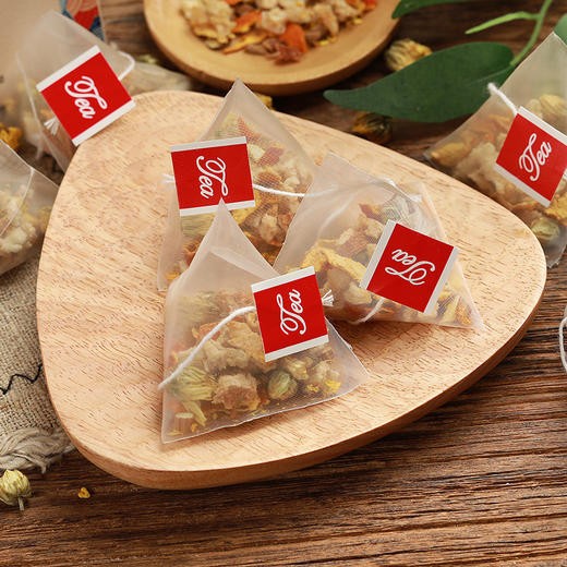 【农家种植桂花！桂花雪梨茶】手选桂花、雪梨、胎菊花、甘草、橘皮，汤色洁透清甜沁人，独立包装一次一袋携带便捷，健康新鲜水果茶Y 商品图2