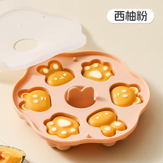 【萌趣DIY 辅食好帮手】高颜值卡通宝宝蒸糕辅食模具耐高温硅胶米糕蛋糕烘焙模具 商品图8