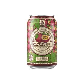 溪存 百香果苏打水330ml