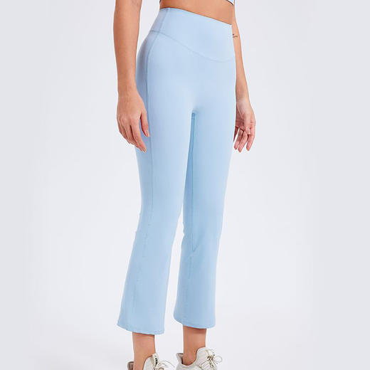 跃牌【禅语梵心】高腰小直筒显瘦烟管八分裤CK2831 商品图2