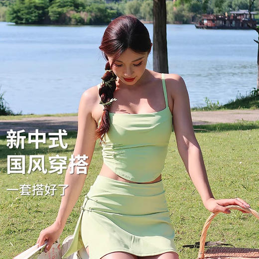 跃牌【禅语梵心】速干美背固定杯防震瑜伽文胸修身健身上衣WX2724 商品图0