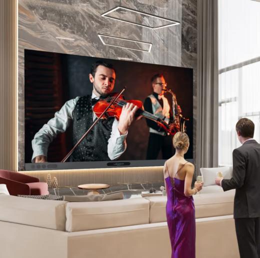 雷曼（13464）家庭巨幕墙超百吋micro led 超高清防蓝光全面屏家庭影院雷曼光电COB 135英寸豪宅别墅标配Micro LED自发光 商品图3