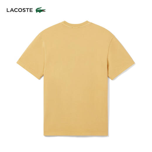 Lacoste法国鳄鱼男装新款男士T恤圆领纯色简约短袖TH8312-10 商品图4