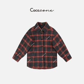 刘一一 COCO ZONE"斯嘉丽大衣系列"法式气质复古格外套23C30317