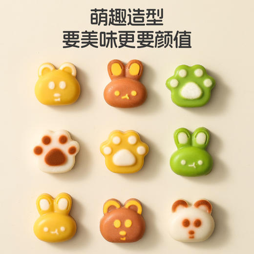 【萌趣DIY 辅食好帮手】高颜值卡通宝宝蒸糕辅食模具耐高温硅胶米糕蛋糕烘焙模具 商品图1