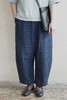apuntob 棉麻格纹休闲长裤 商品缩略图5