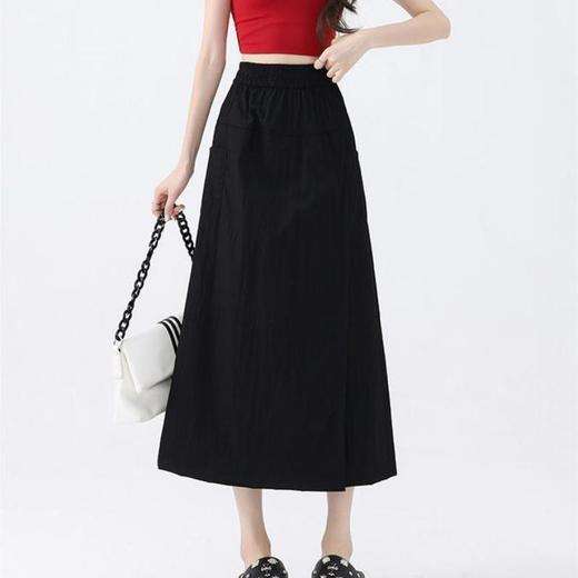 【工装裙裤】夏薄款宽松阔腿高腰半身裙裤 商品图3