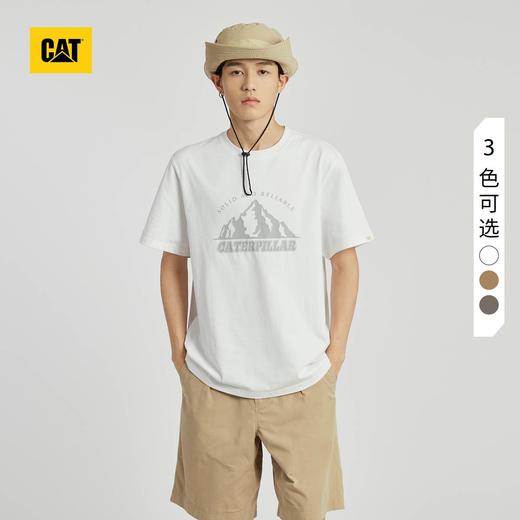 【7折】6楼卡特CAT短袖T恤白色CN1TSU27031C10,原价398，现价279 商品图0
