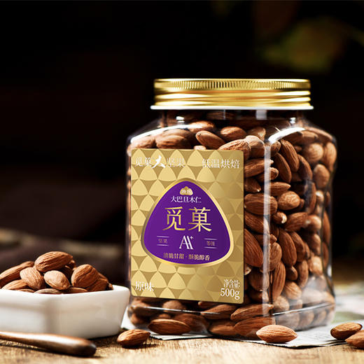 觅菓NP大颗粒大巴旦木仁500g罐装A+/AA+/AAA+颗粒原味品质大坚果 商品图8