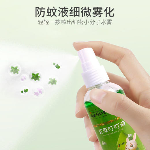 【便携易带！艾草叮叮驱蚊液】南京同仁堂艾草叮叮液夏季儿童舒缓止痒液便携防叮咬花露水喷雾，按压喷头设计，持续防嗡 喷出防嗡舒适圈。ry 商品图1