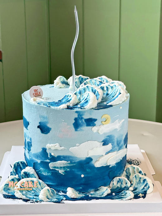 海浪蛋糕/海上夜空（蜡烛需要自己选） 商品图1