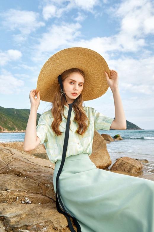 MEETLADY/米莱达 印染衬衫半裙套装 12474 商品图6