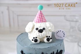 1027CAKE | 立体奶油霜小动物 狗狗