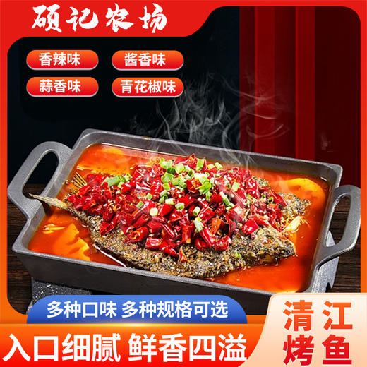 【买一送一，到手两袋】硕记农场清江烤鱼 640g/袋 商品图0