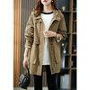 84973原形派克风衣女中长款2024春季新款韩版宽松时尚显瘦复古连帽外套 商品缩略图4