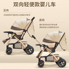 【采用PP中空支撑板，可全车水洗】安贝尼婴儿推车 宝宝儿童孩子baby轻便折叠车 简易可坐躺伞车 手好四轮高景观推车-QQ 商品缩略图2