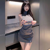 霏慕 辣妹可掀露胸高领包臀裙6357 纯欲制服短裙套装紧身连体衣性感情趣内衣夫妻刺激制服性感睡衣浴睡袍 商品缩略图5
