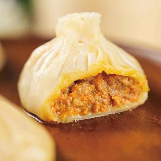 三秋柳岸黑猪肉蟹黄小笼包28g*10个*4，蟹香浓郁，柔嫩爽滑，汁多鲜美，真材实料~ 商品图3
