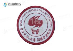 通版深圳市南方科技大学附属罗湖中学织唛校徽贴章可缝烫现货发51