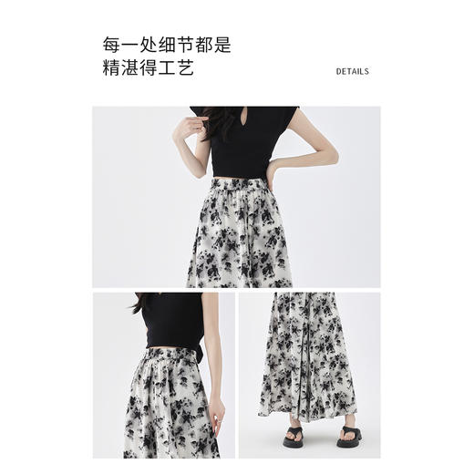 L MVIG水墨国风裙裤 商品图5