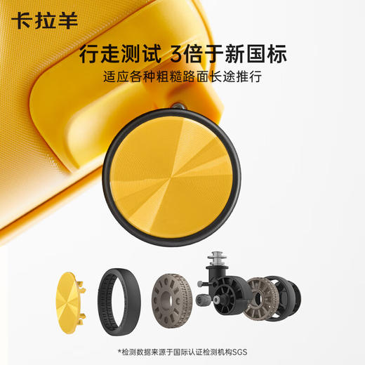 卡拉羊拉杆箱时尚芝士箱CX8109 商品图4