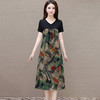 洋气中长款休闲，印花假两件时尚连衣裙QYM-OMS-JCA462-L 商品缩略图1