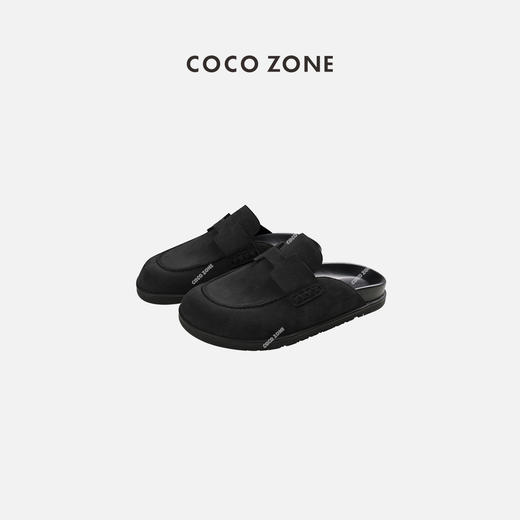 COCO ZONE法式百搭包头平底时尚厚底透气半拖鞋23C29027 商品图0