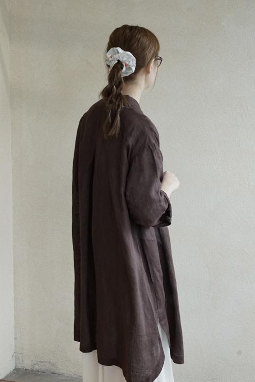 KHADI&CO 亚麻轻薄长衬衫外套(EARTH2 Linen Coat) 商品图9