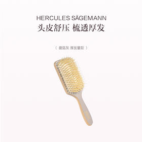 品牌直发 HERCULES SÄGEMANN 赫格丽 舒适气囊白猪鬃梳  珍珠白/蘑菇灰（厚发量款）