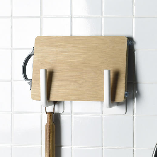 【白色两只装】娜家多功能免打孔收纳架 商品图1