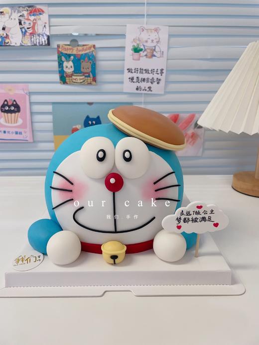 哆啦A梦叮当猫机器猫立体卡通蛋糕-低糖处理无添加 商品图1