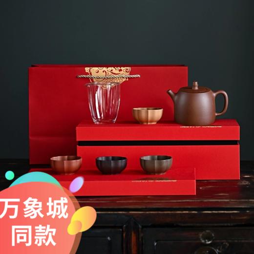 紫泥汉铎壶六件套 商品图0