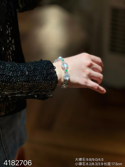 玻璃种蛋面套链【4182706】具体价格微信咨询 商品图4