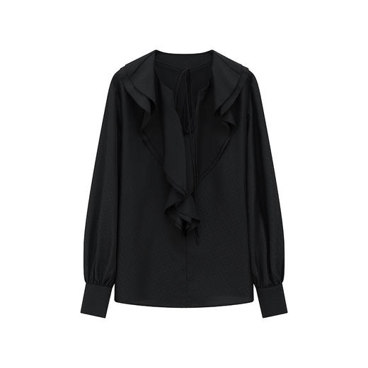 波点提花荷叶边上衣FCE2TOP152 商品图10