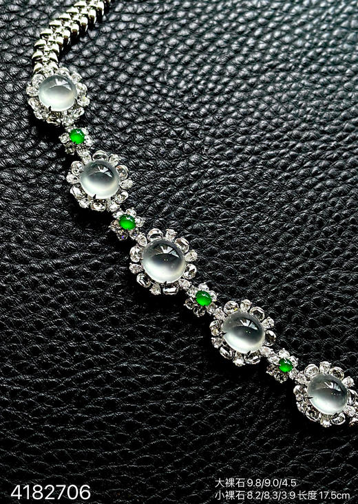 玻璃种蛋面套链【4182706】具体价格微信咨询 商品图1