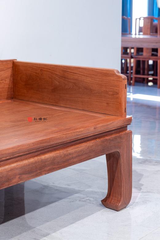 红桥红  家具严选  缅甸花梨（大果紫檀）【202 波士顿款罗汉床 两件套】 商品图5