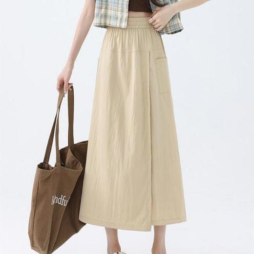 【工装裙裤】夏薄款宽松阔腿高腰半身裙裤 商品图6