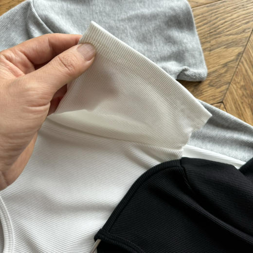 夏自留推荐--显瘦王！亨利领螺纹短袖T恤上衣【包邮+三天无理由退换】 商品图12