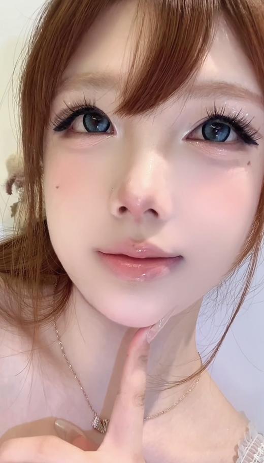 kikicon 月抛 雾中青/葡萄露 绿/紫 14.5mm 2片装 非离子 高端线 商品图3