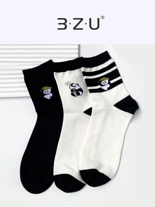 足装秀24新品春夏男士短袜棉质细腻顺滑透气抗起球潮袜男中邦袜子 商品图0