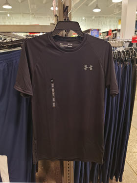 Under Armour/安德玛 男士宽松插肩袖圆领透气运动短袖T恤