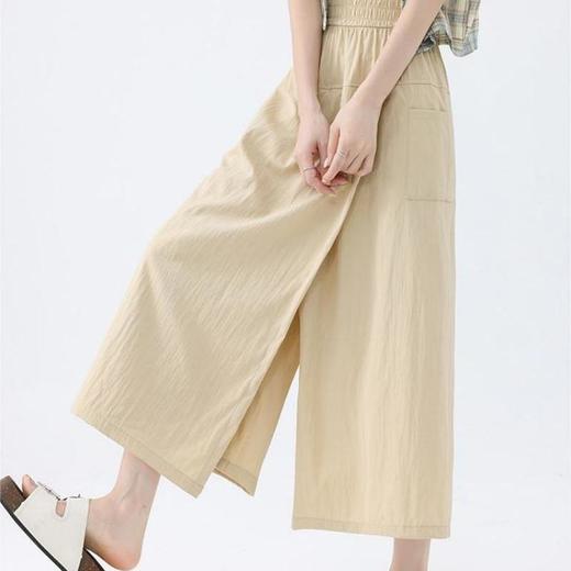 【工装裙裤】夏薄款宽松阔腿高腰半身裙裤 商品图4