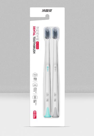 【双支牙刷】冷酸灵牙科用毛刷（柔护净齿型）双支装*3 商品图0
