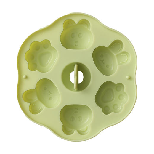 【萌趣DIY 辅食好帮手】高颜值卡通宝宝蒸糕辅食模具耐高温硅胶米糕蛋糕烘焙模具 商品图4